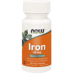 Now Foods Iron Chelat 18 Mg - 120vcaps