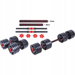 Hantla Sztanga Kompozytowa Hantle Zestaw Treningowy 40kg Pure