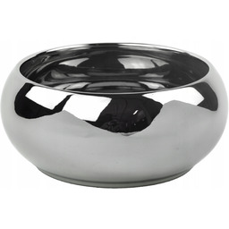 Doniczka misa bonsai Moon 31 h13 Srebrna