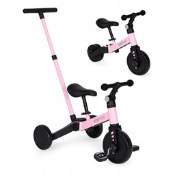 Rower trójkołowy biegowy 2w1 rączka do prowadzenia Ecotoys