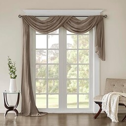 Madison Park Harper Sheer Bedroom, Modern Contemporary Window
