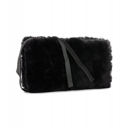 EMU Torebka Small Clutch W7014 BLACK wełna czarna
