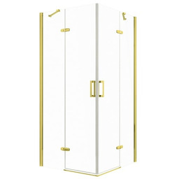 Kabina prysznicowa kwadratowa 90x90 Flow Kerra Gold AUTORYZOWANY