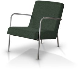 Pokrowiec na fotel Ikea PS, leśna zieleń szenil,