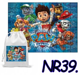 PUZZLE 24 EL. UKŁADANKA PREZENT PSI PATROL PIESKI