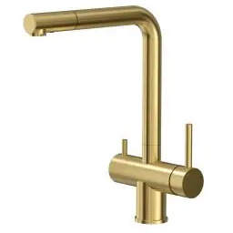 Quadron Ellen 3673512PVDG1 Złoty Stal szlachetna Bateria kuchenna