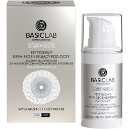 BASICLAB Complementis Peptydowy krem regenerujący pod oczy o