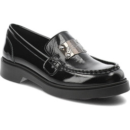 Nessi Czarne Mokasyny Wygodne Obuwie Damskie