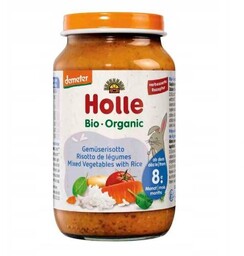 HOLLE Bio Danie dla niemowląt Risotto Warzywa