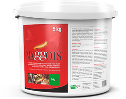 Maggots 5kg. Preparat na larwy much. Środek