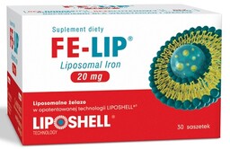 Ascolip Fe-Lip Liposomal Iron Liposomalne żelazo 20 mg