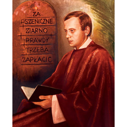 Plakat religijny Błogosławiony Ksiądz Jerzy Popiełuszko