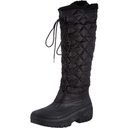 HKM kalosze zimowe dla dorosłych -Kodiak Fashion-9100 czarne