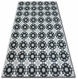 Dywan LISBOA 27206/356 Kwiaty Szary 80x150 cm