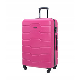 Walizka Duża Podróżna Twarda Na Kółkach Puccini Różowa