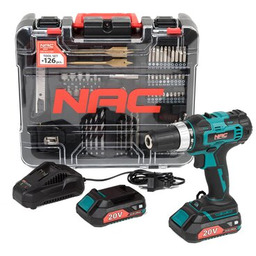 Wiertarko-wkrętarka NAC CDB2-40-S-LI-20V zestaw akumulatorów