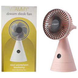 Wentylator przenośny VITAMMY Dream Desk Fan różowy