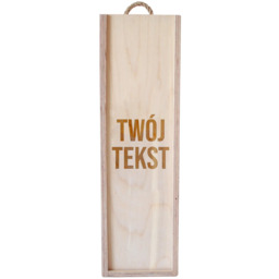 Skrzynka na wino z grawerem - produkt