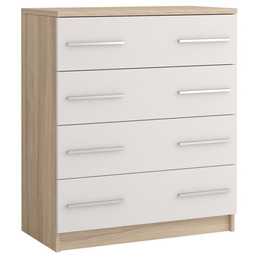 Komoda OMEGA III 4S - 02 Biały Dąb