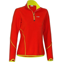 Rono Koszula/zamek błyskawiczny Kobiet Koszulka/Zipneck - Da-profleece Z-top