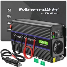 QOLTEC PRZETWORNICA NAPIĘCIA MONOLITH 1200 MS WAVE 12V