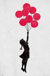 Banksy Dziewczynka z Balonikami - plakat
