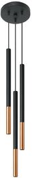 Mozaica 3P Czarny/Miedź - SOLLUX LIGHTING - lampa