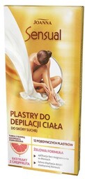 JOANNA SENSUAL Żelowe plastry do depilacji ciała