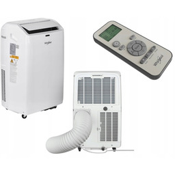 Klimatyzator Powietrza Przenośny Whirlpool Pilot Chłodzenie Osuszanie Moc