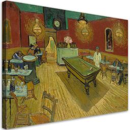 Obraz na płótnie, Nocna kawiarnia Vincent van Gogh