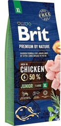 Brit Premium By Nature Junior XL Z Kurczakiem