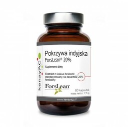 Kenay Pokrzywa Indyjska ForsLean 20% 60 kapsułek