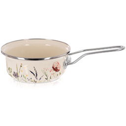 Rondel emaliowany kremowy MAKI 16 cm, 950 ml