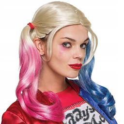 Przebranie Peruka Damska Harley Quinn Suicide Squad