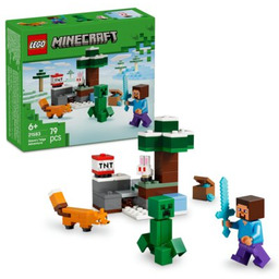 LEGO 21583 Minecraft Przygoda Steve''a w Tajdze