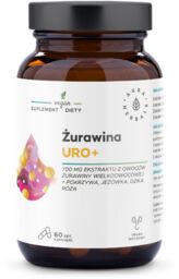 Aura Herbals Żurawina Uro+, 60 kapsułek