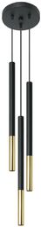 Mozaica 3P Czarny/Złoto - SOLLUX LIGHTING - lampa
