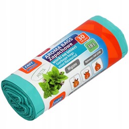 Worki na śmieci miętowe Ravi Aroma Bags 18L,