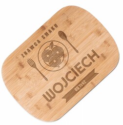 Deska bambusowa do krojenia z grawerem dla niego
