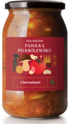 Fasolka po królewsku z borowikami 900 ml -