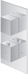 Omnires termostatyczna bateria prysznicowo-wannowa podtynkowa Fresh, chrom FR7136ROCR