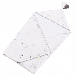 Samiboo Otulacz kocyk bawełniany z kapturkiem