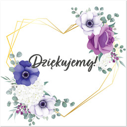 Naklejka na pudełko na koperty z życzeniami, prezentami