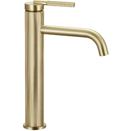 Rea Bateria Umywalkowa REA Argon Złota Szczotkowana Wysoka