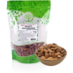 Migdały kalifornijskie prażone i solone 1kg