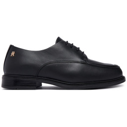 Półbuty Tommy Hilfiger Classoc Leather Derby FW0FW09487 Czarny