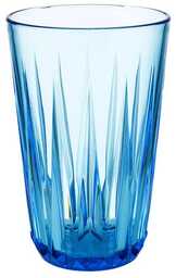 Szklanka wysoka Crystal 300 ml , niebieska