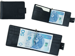 Banknotówka - portfel męski z klipsem na baknoty