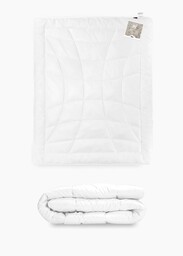 Kołdra wełniana 200x200 biała całoroczna 1600 g Alpaka