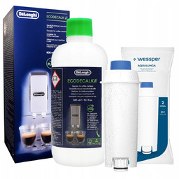 Odkamieniacz Delonghi 500 ml + filtr do ekspresu